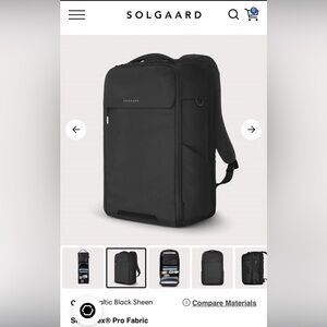 Solgaard Venture Black Backpack & Shore-Tex Lifekit